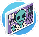 Alien Doctor (Canvas)
