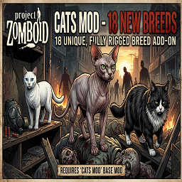 CatsMod Add-On 18 Breeds [B42.20.4] preview