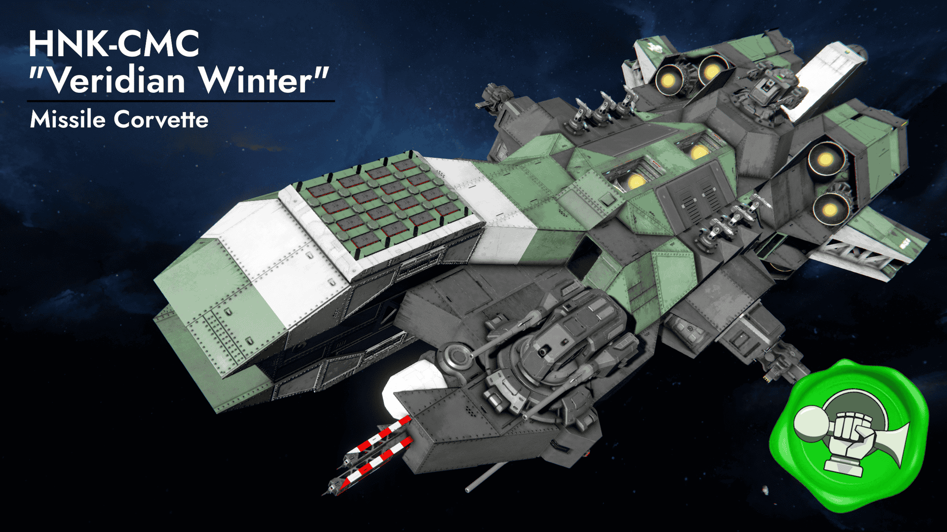 [HNK]-CMC 'Veridian Winter', Missile Corvette