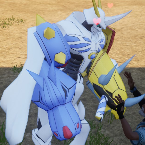 Omegamon over Bushi