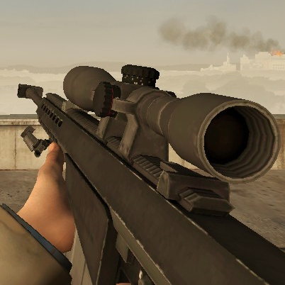 Barrett M82/107 on L4D1 Animations
