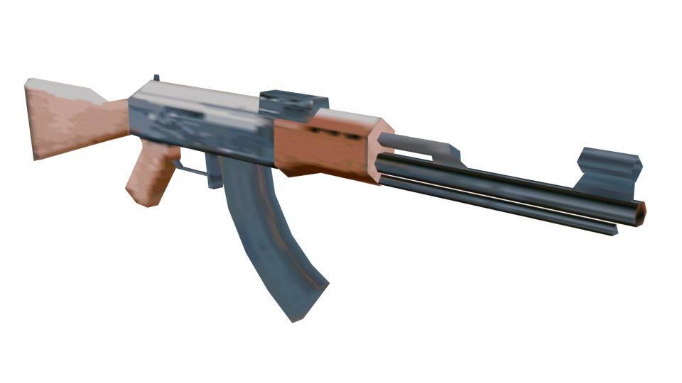 GTA SA AK47 Wall Mounted
