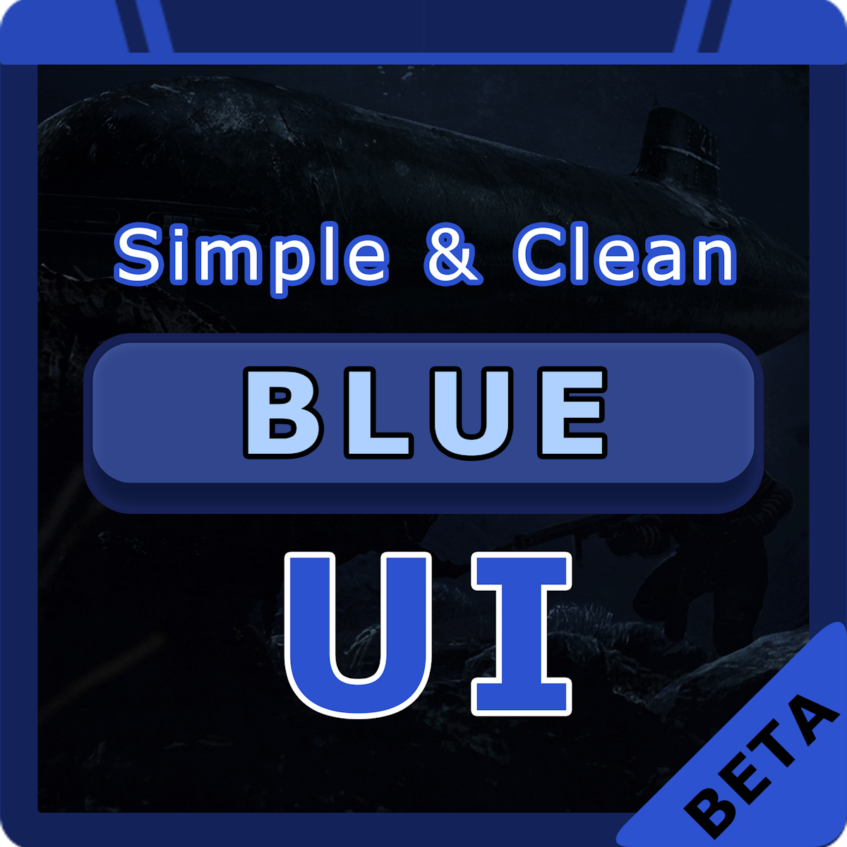 Simple Clean Blue UI – Barotrauma Mod