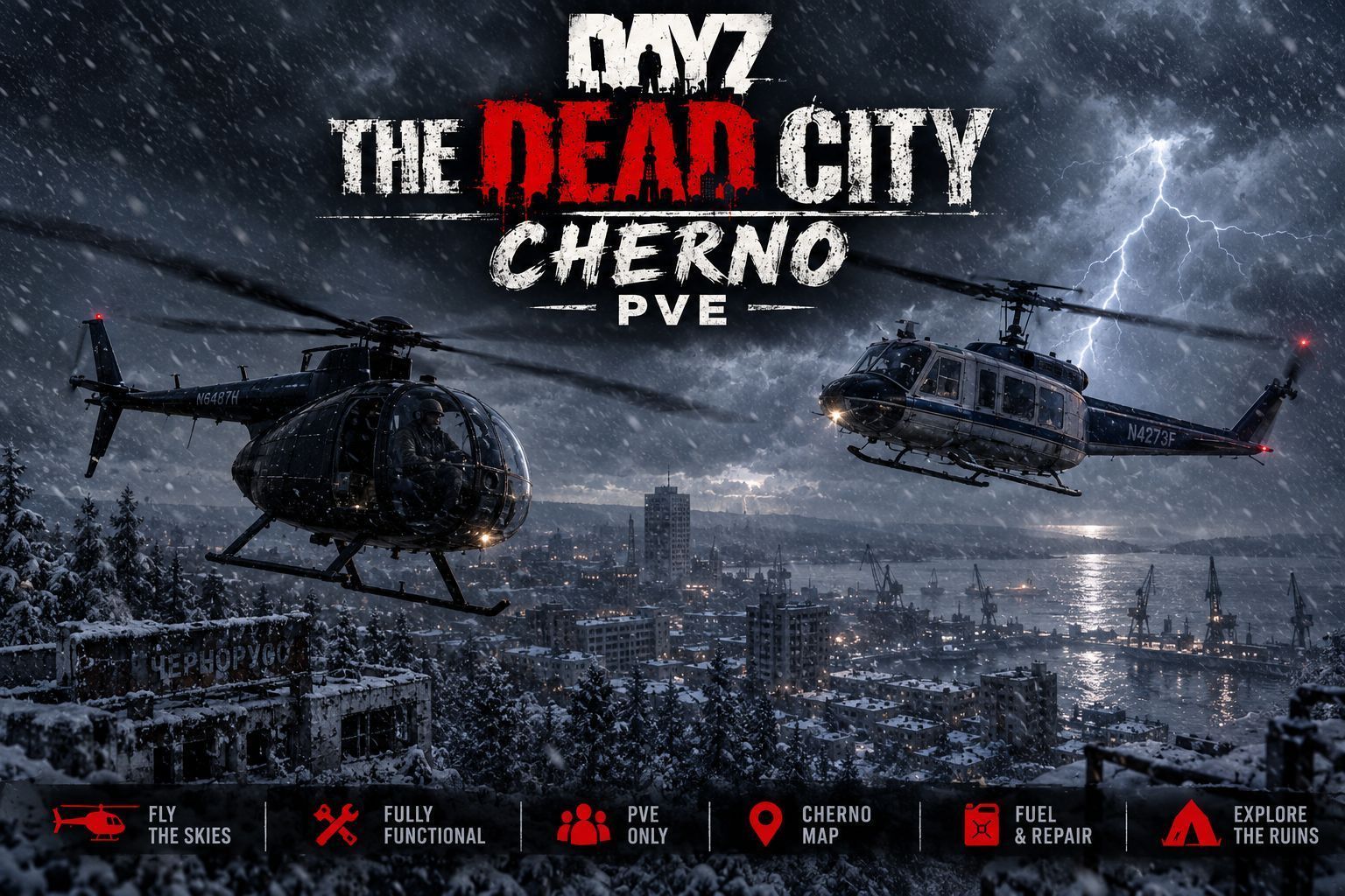The Dead City: Cherno Heli Retex