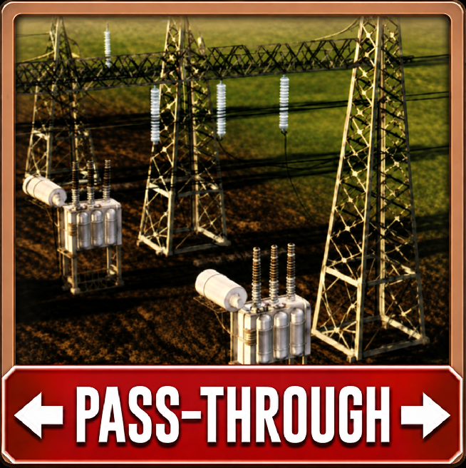 Pass-Through Power Transformer — Road & Pedestrian Traffic preview