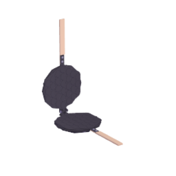 Bubble waffle iron