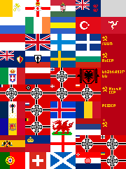 Europe Flags 1942