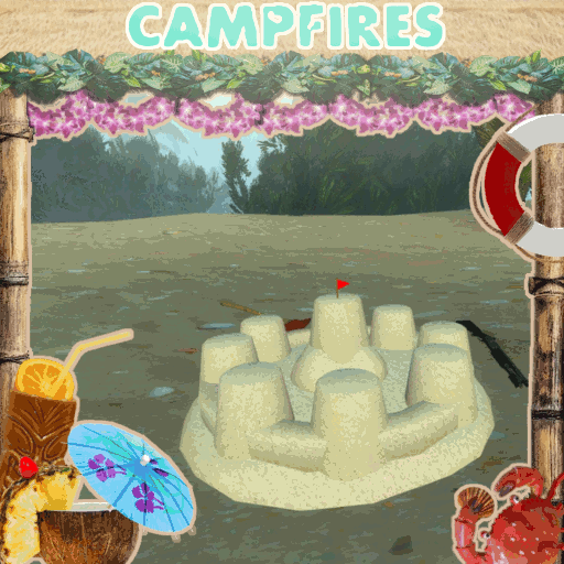 Beach Party - Sandcastle Campfire