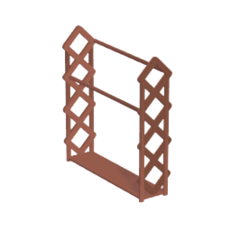 Geometric Double Clothes Rack II