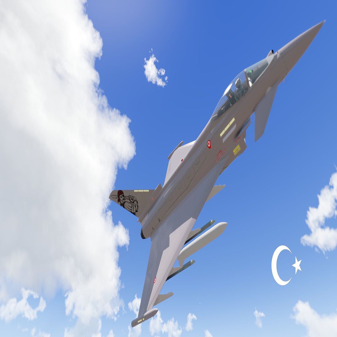 Eurofighter Typhoon'a Türk Hava Kuvvetleri Dış Görünüşü