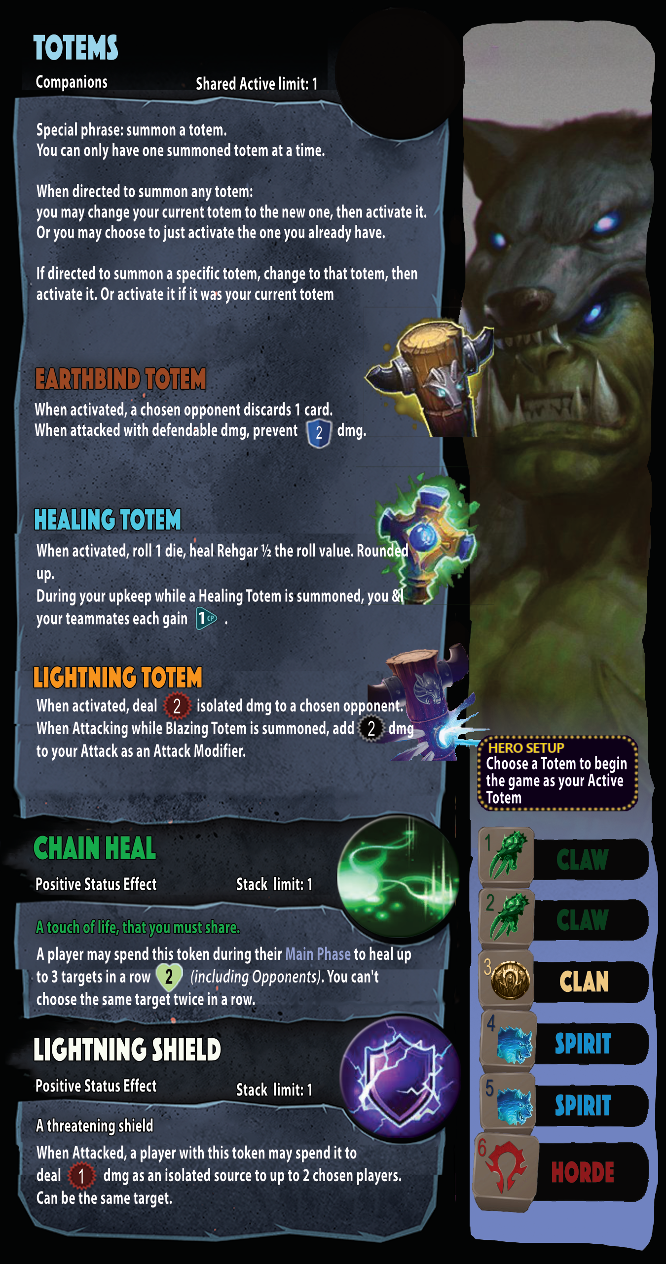 Reghar: Dice throne Homebrew by Hullk. Bran new untested