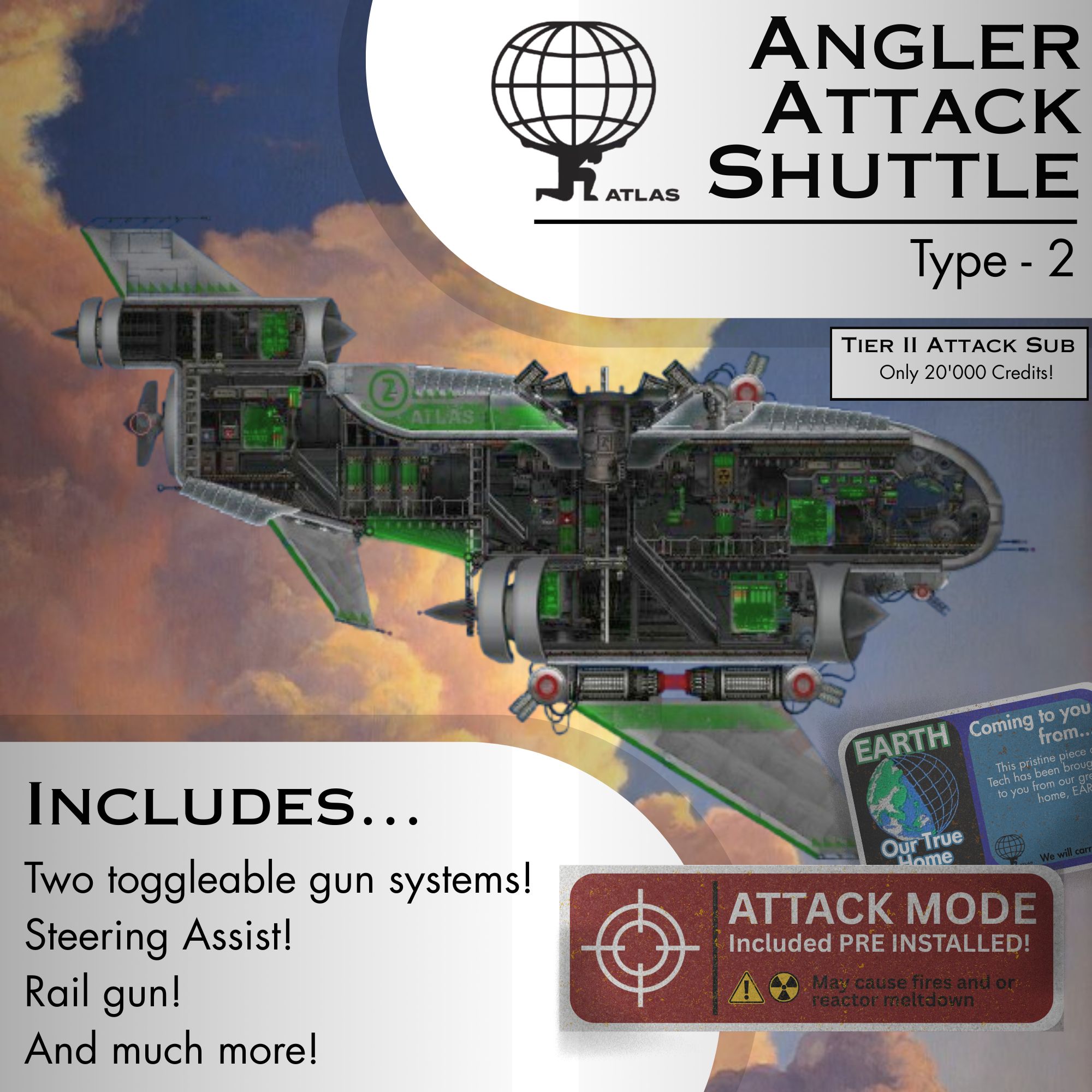 Angler Attack Shuttle - Type 2