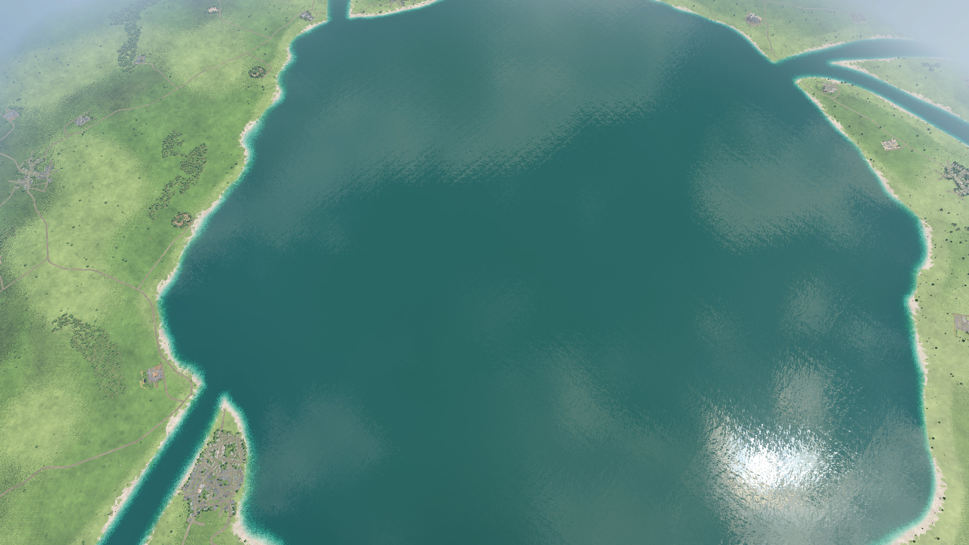 Le LAC du millieu . Lake of the middle