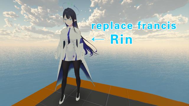 Blue Archive Rin（蔚蓝档案 七神凛）replace francis