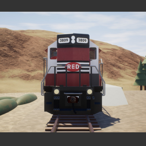 REDco #3809 EMD GP38-1 HIGH HOOD