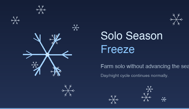 Solo Season Freeze – Don't Starve Together Mod