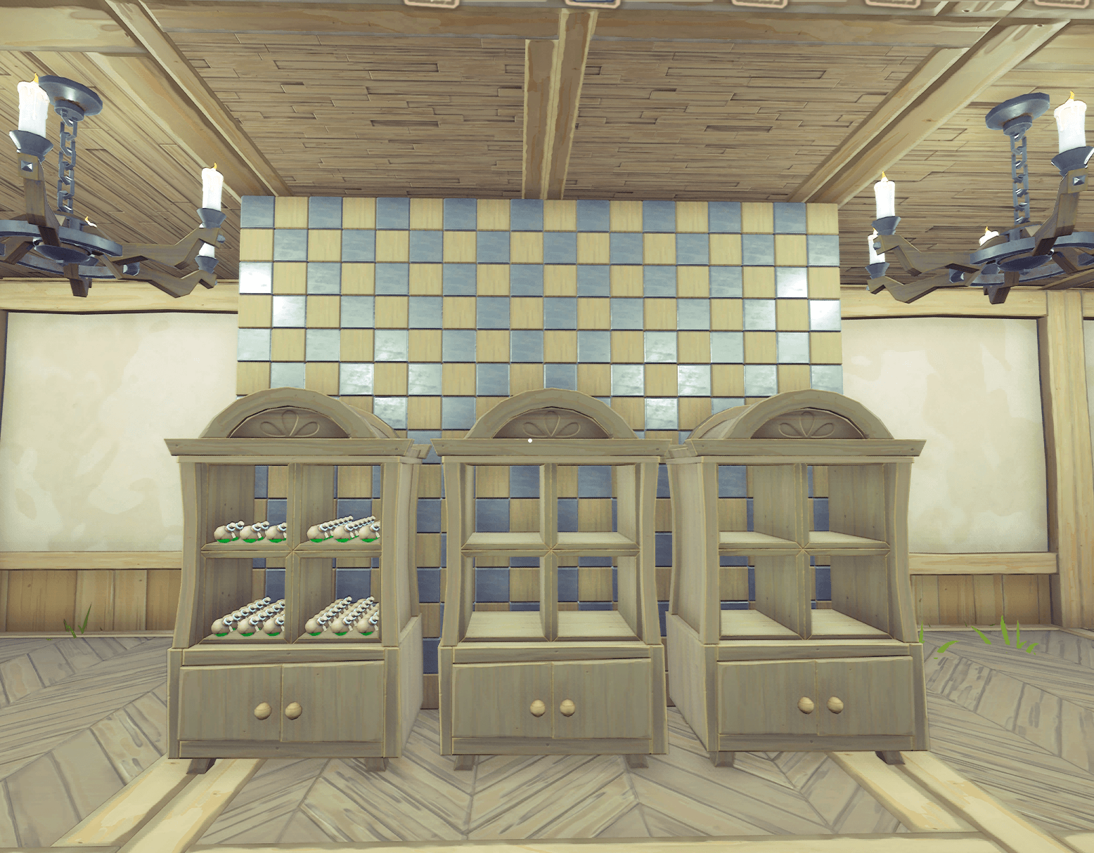 3×potion shelf tower