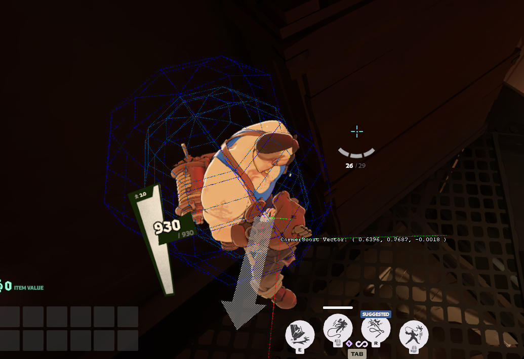 Load an empty sandbox map with cheats