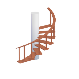 Simple Spiral Staircase half