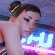 VS Waiting Room - Chun-Li - 2K - Male Moans