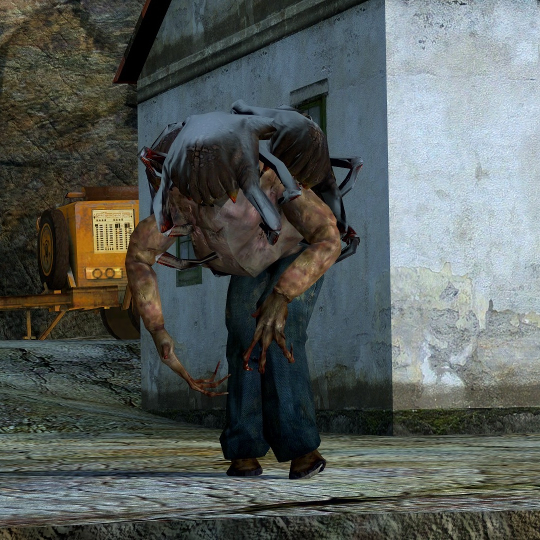 Less bloody looking poisoned headcrab zombie