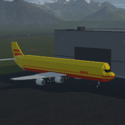 Softbody AIR LINER Airbus A380 DHL Airlines