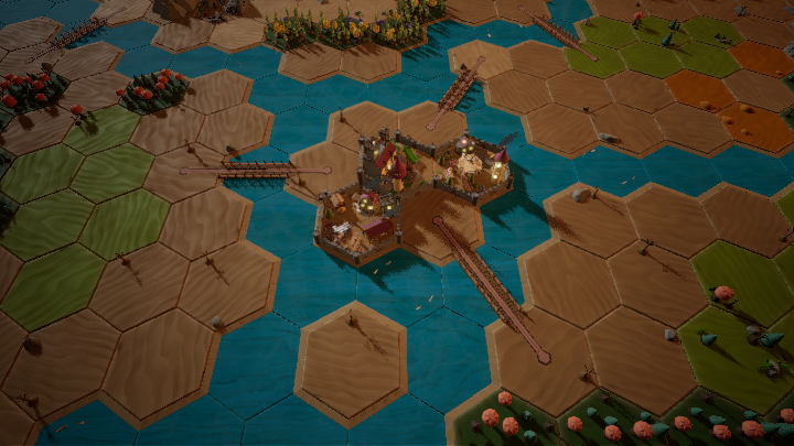 Islands and rivers