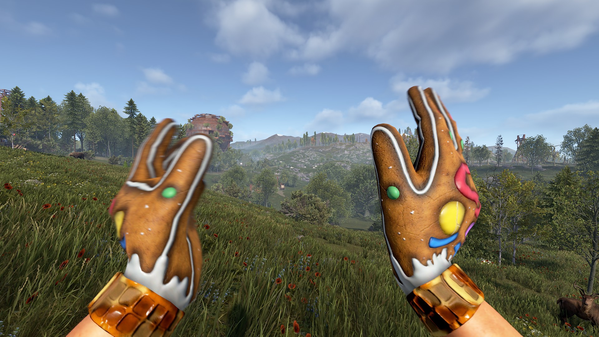 Gingerbread Tactical Gloves