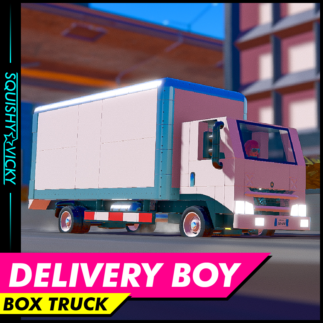 [SQUISHY] Delivery Boy - Box Truck