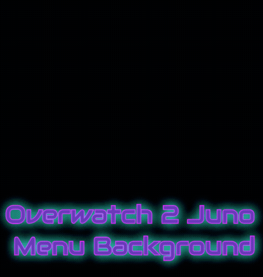 Overwatch 2 Juno Wobbily Menu Background
