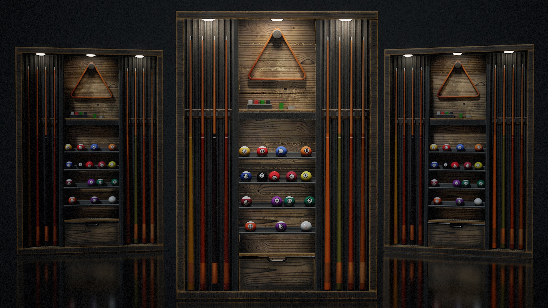 Cue Rack Rug