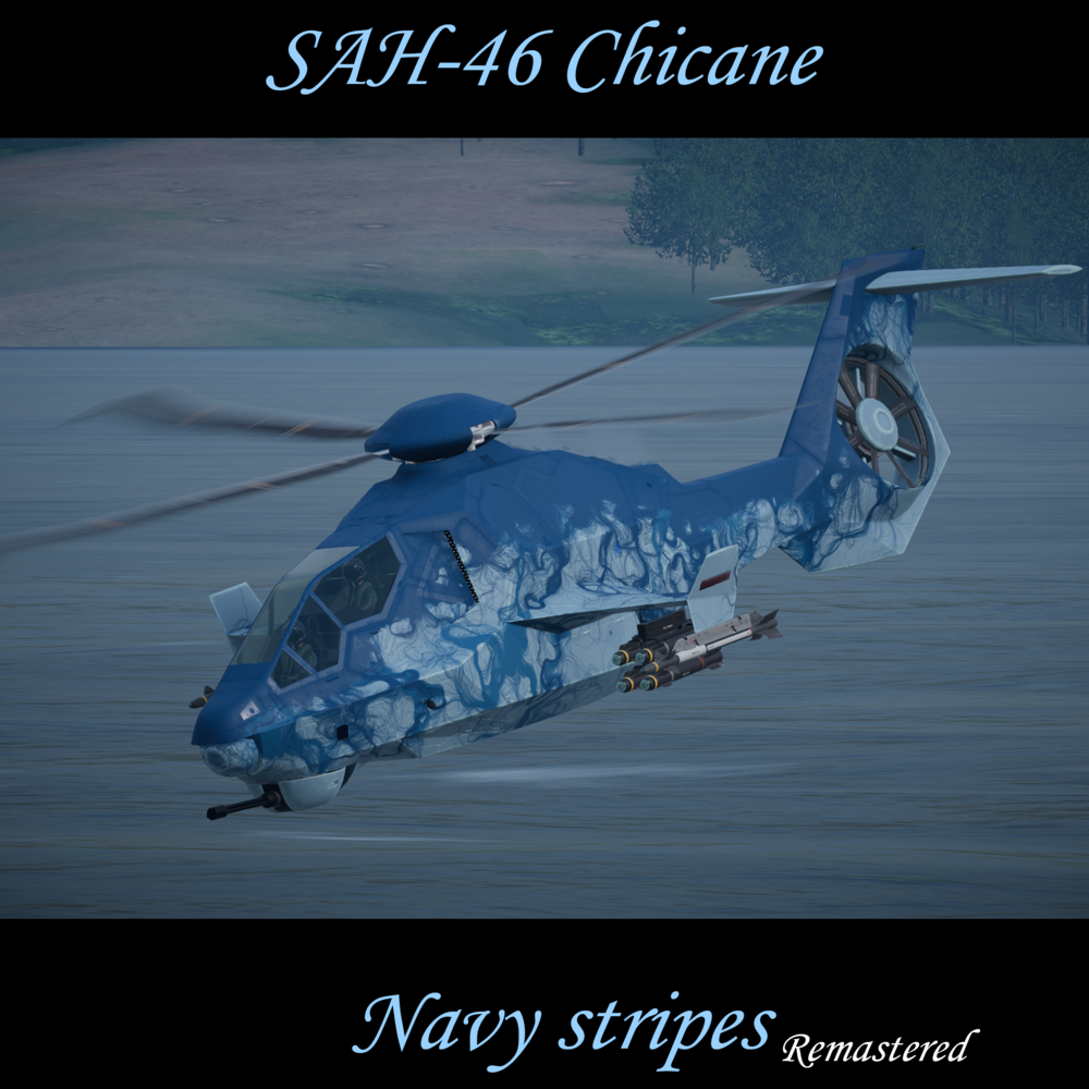 [SAH-46 Chicane] Navy stripes remastered
