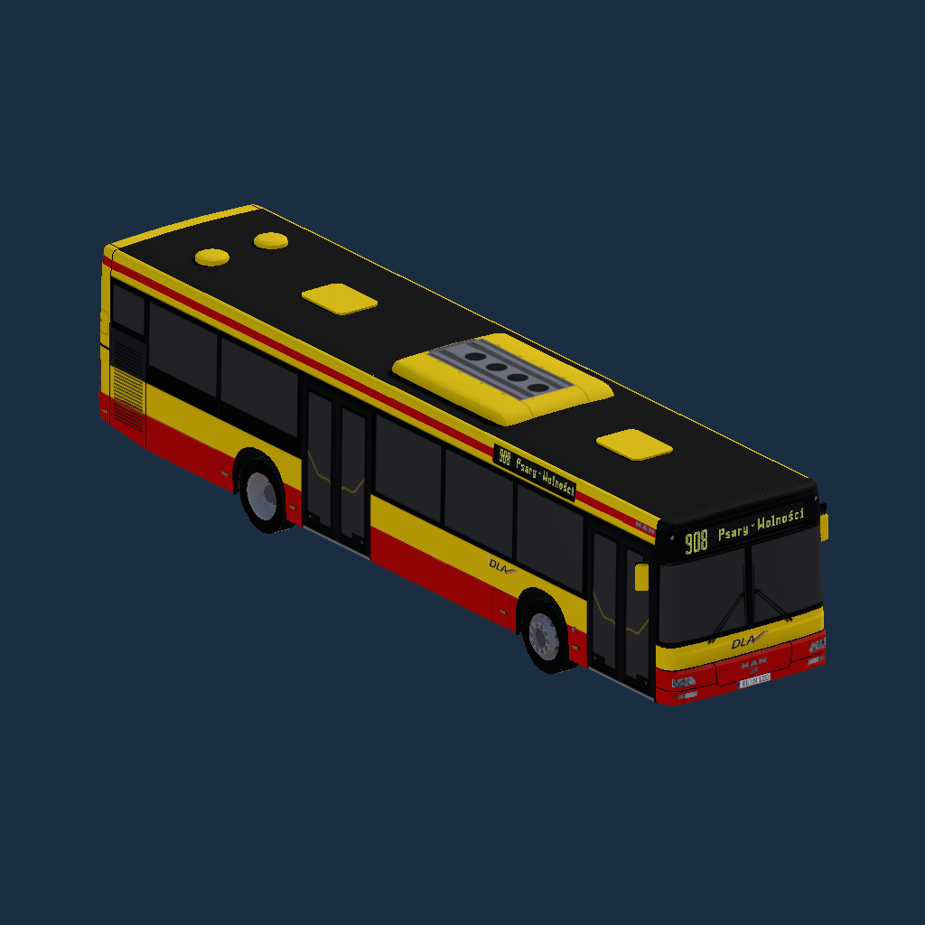 DLA Man NL223 Paint ( Wroclaw/Lodz/Breslau )
