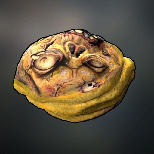 Halloween-themed zombie bun