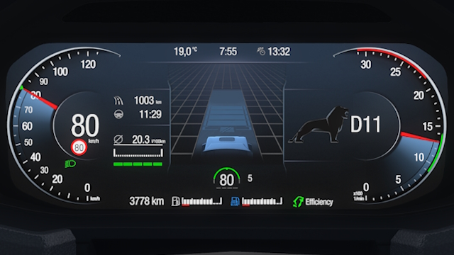 MAN TGX 2020 Improved Dashboard preview