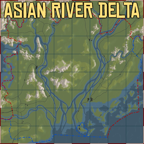 Asian River Delta (Inhabited)