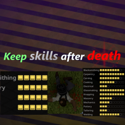 Keep skills after death – Project Zomboid Mod