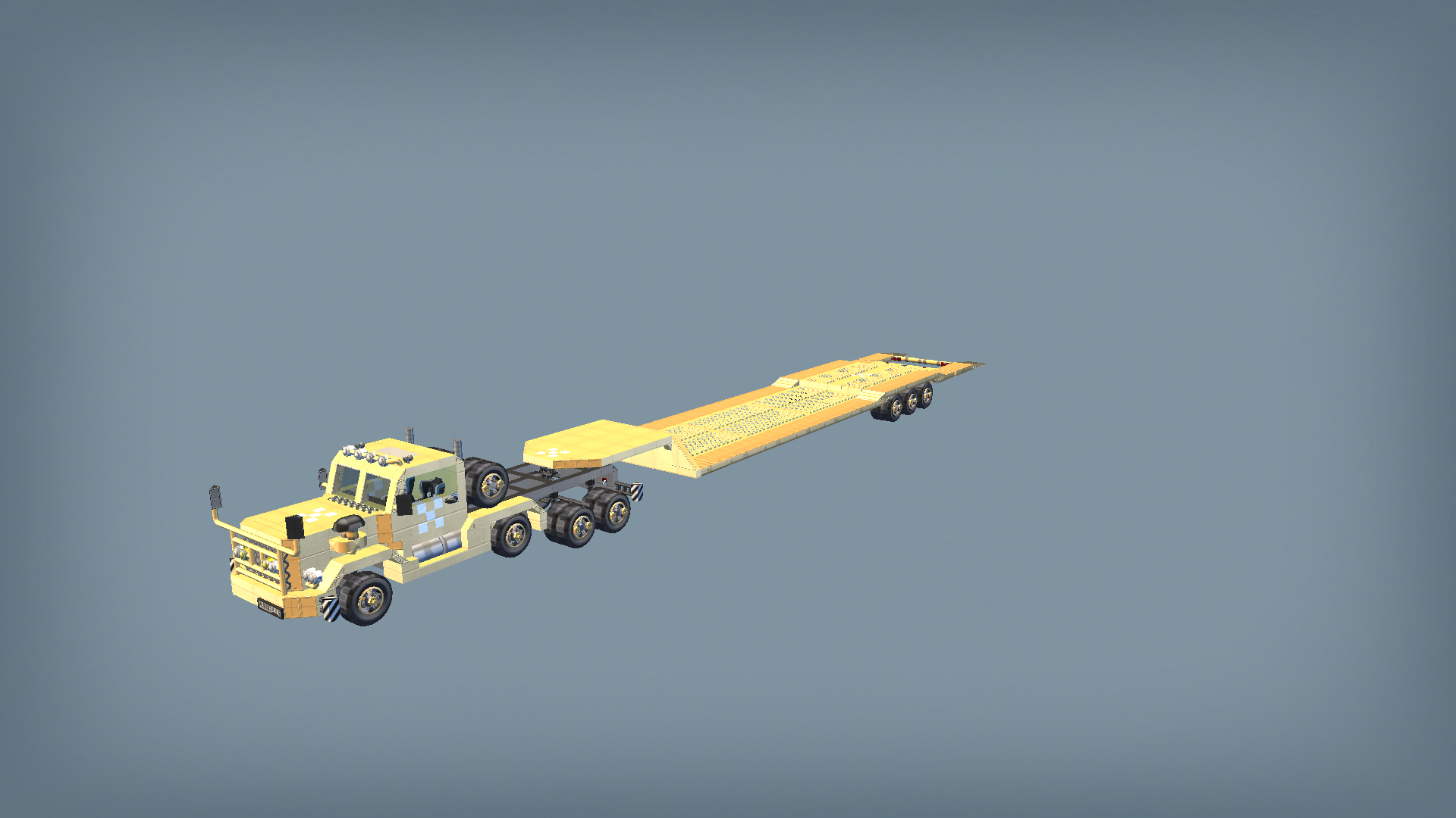 Army tank transporter truck 02