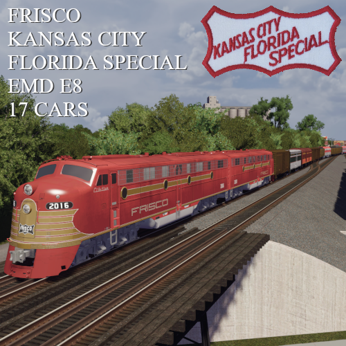 Frisco EMD E8 Kansas City Florida Special preview