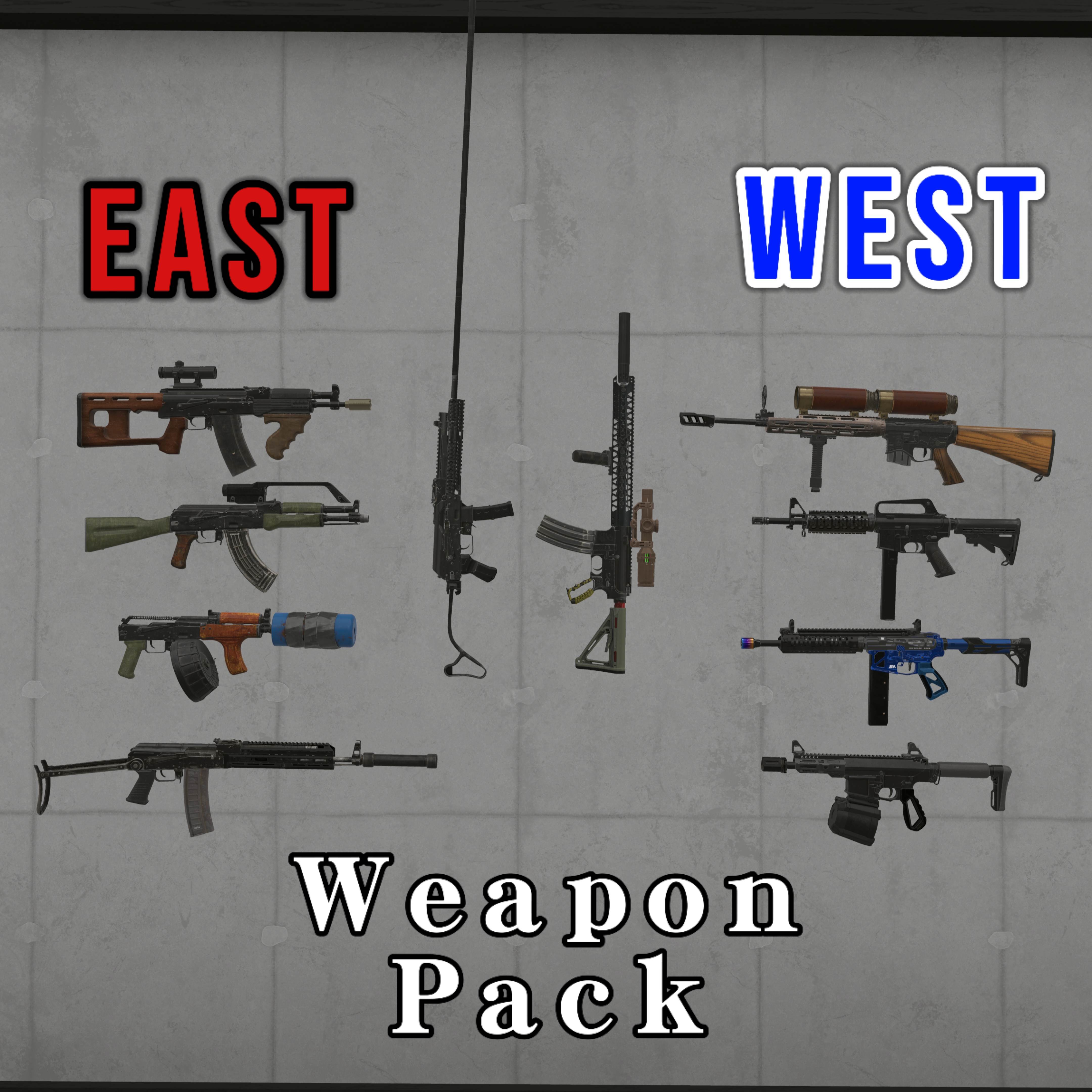 Gloops East Vs West Rifle Pack