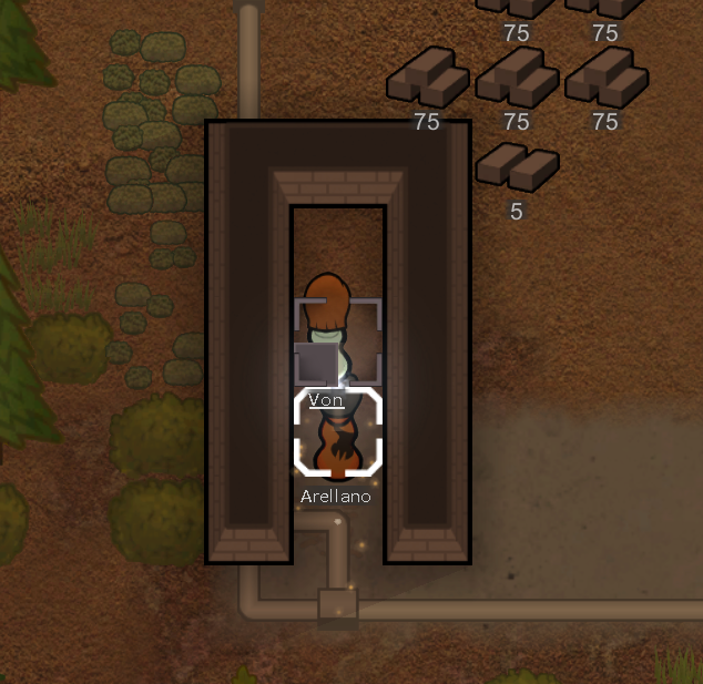 Pawn Not Blocking Construction 小人不会阻碍建造