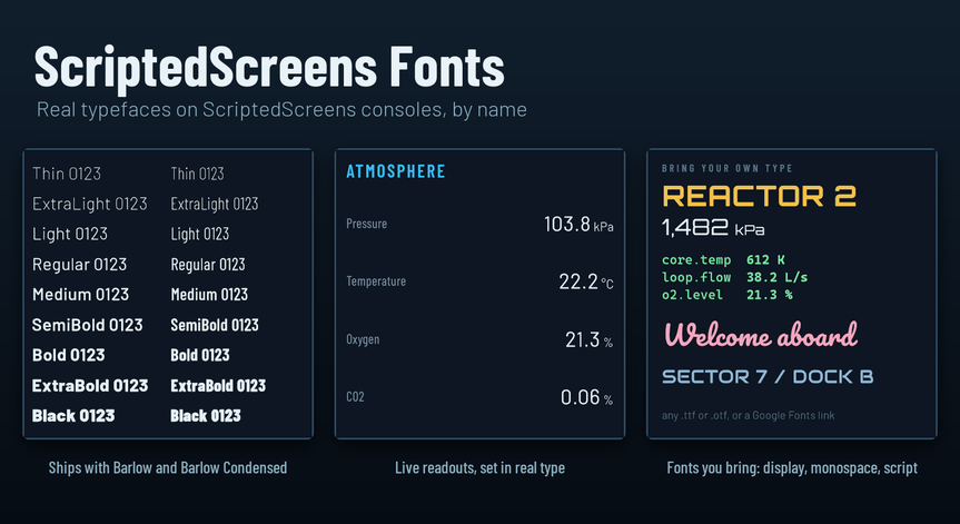ScriptedScreens Fonts [StationeersLaunchPad] preview