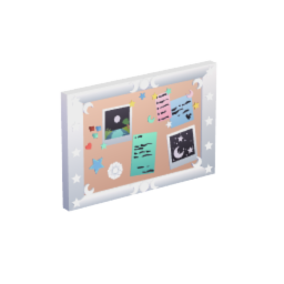 Moon & Stars Cork Board