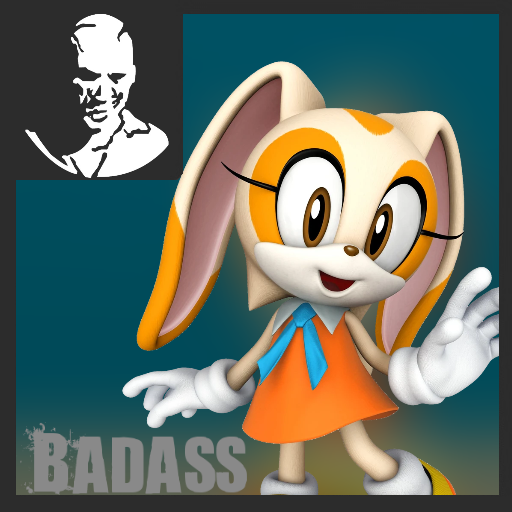 Cream the rabbit over badass
