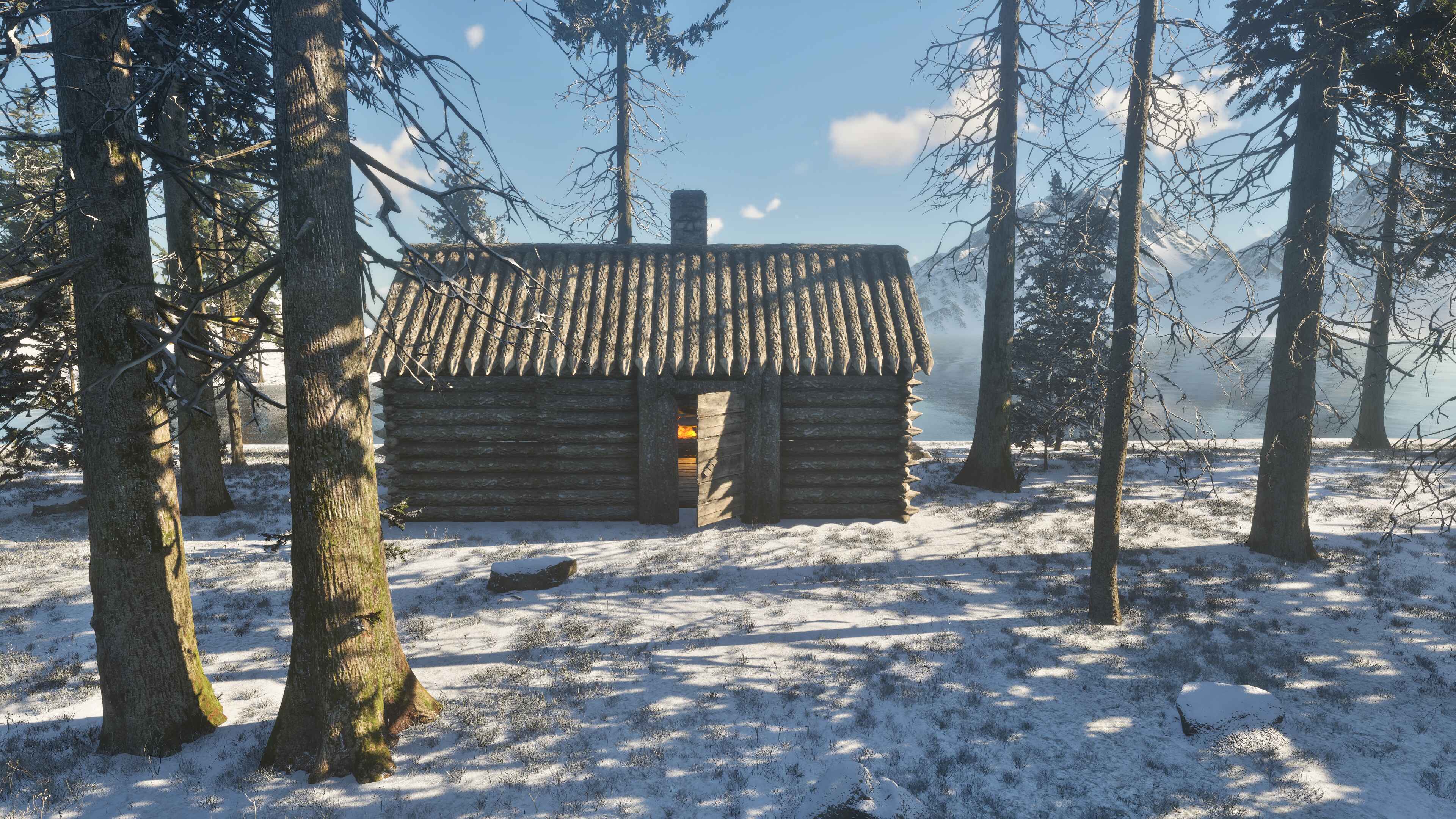 The Old Log Cabin