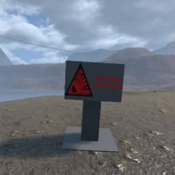 UPR - Sign 1 - Minefield