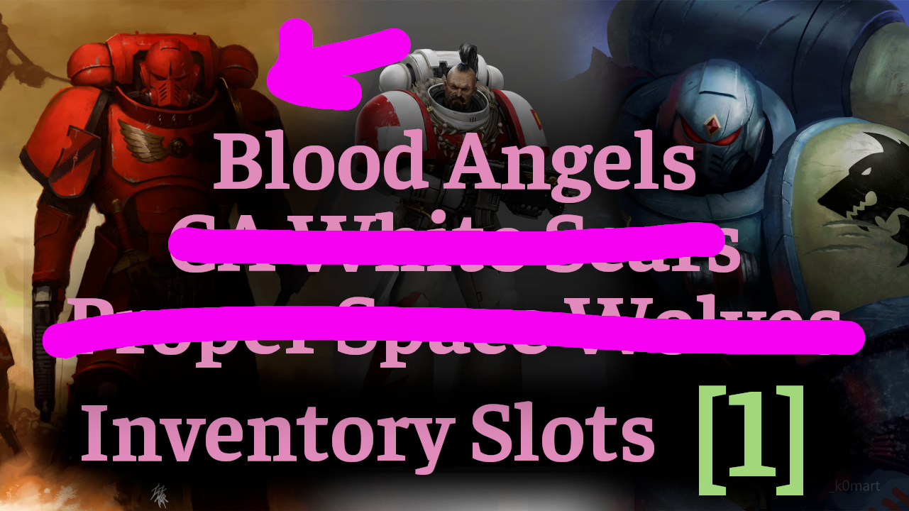 Apple's Blood Angels + Inventory for All Units (1)