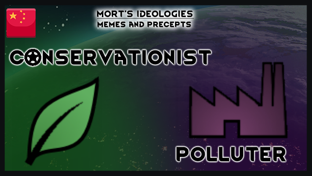 Conservationist and Polluter - Mort's Ideologies: Memes and Precepts_zh mod preview for RimWorld