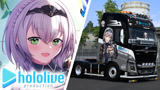 Volvo FH4 Shirogane Noel - Hololive Skin