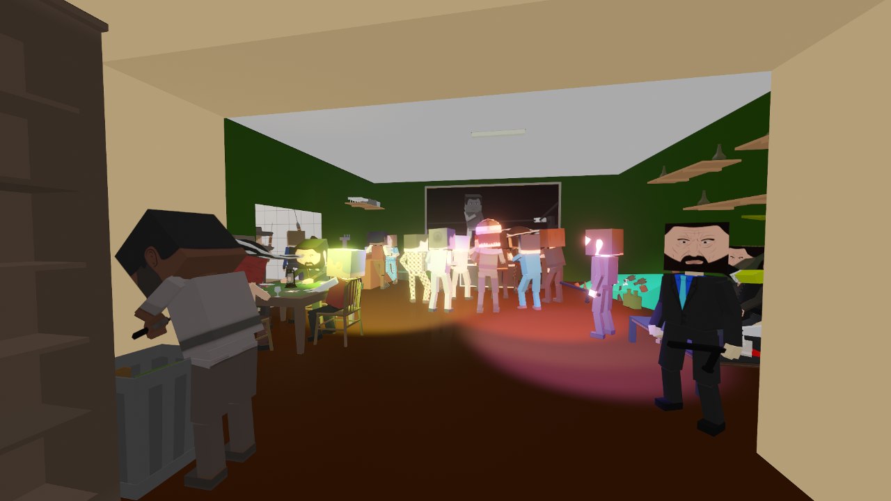 a party at a friend's
